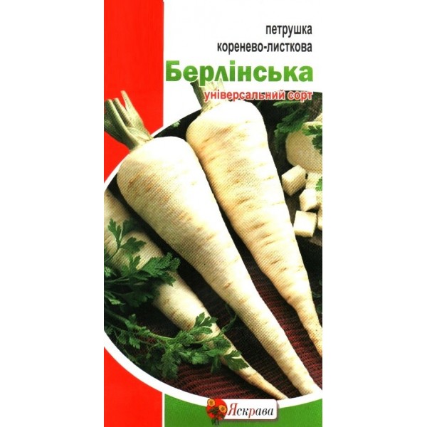 Насіння петрушки коренево-листкової Берлінська, 2г, ТМ Яскрава